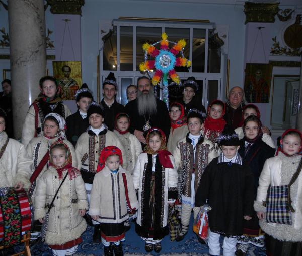 Colindători la IPS Teofan - Balada Bucovinei - Suceava - Dirijor George Sârbu