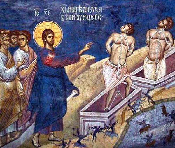 Vindecarea celor doi demonizaţi din ţinutul Gadarei