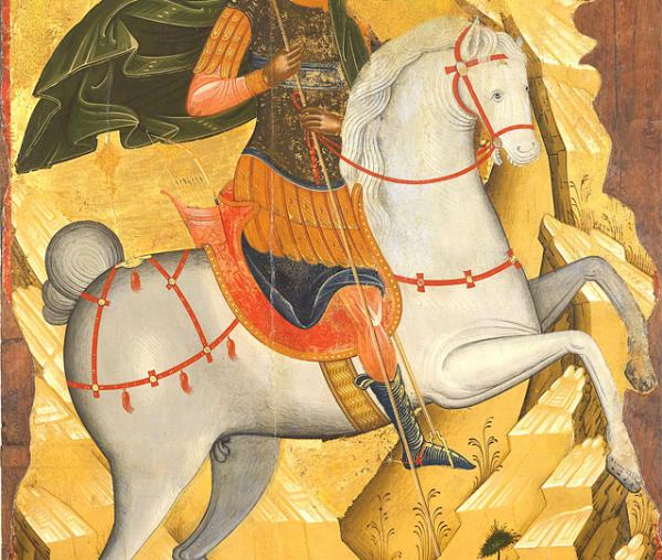 Sfântul Mare Mucenic Eustatie - şcoala cretană, începutul secolului al XVI-lea