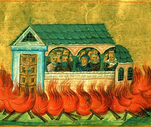 Sfinţii 20.000 de Mucenici arşi în Nicomidia