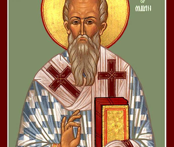 Sfântul Ierarh Ambrozie, Episcopul Mediolanului