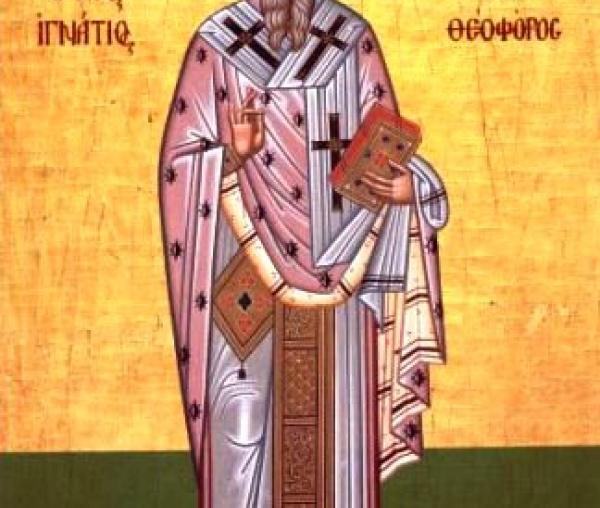 Sfântul Sfințit Mucenic Ignatie Teoforul, Episcopul Antiohiei