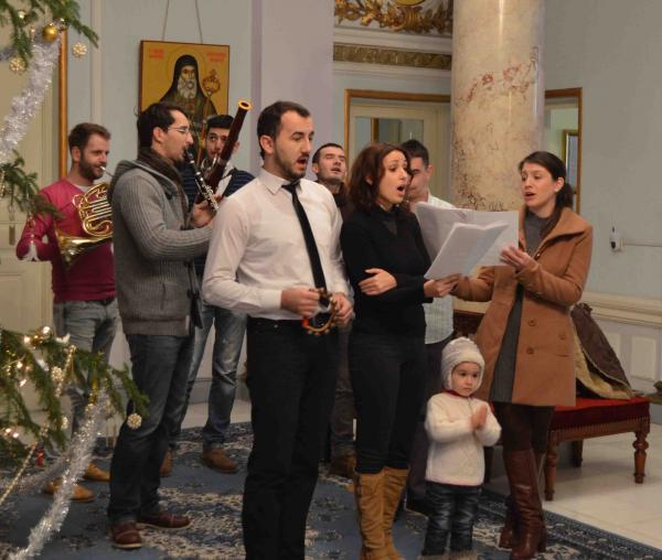 Colindători la Reşedinţa Mitropolitană - Santa's Band