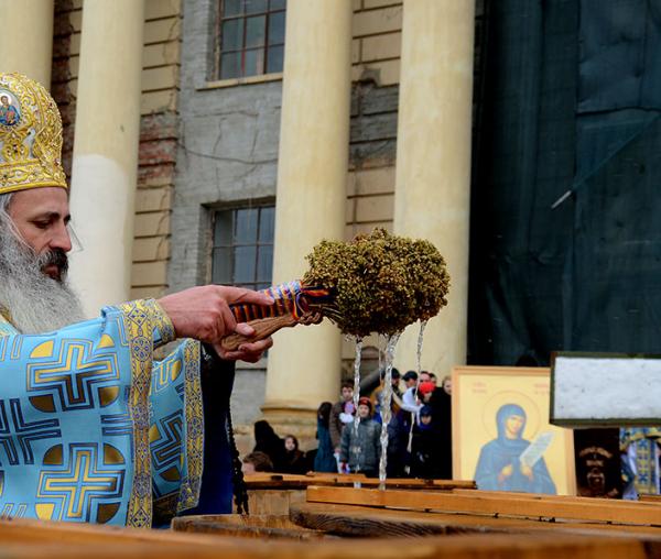 Sfinţirea Aghezmei mari la Catedrala mitropolitană din Iaşi