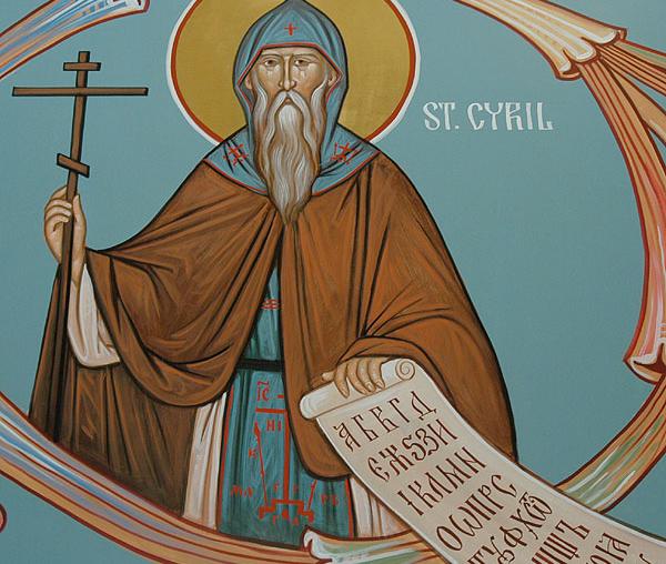Sfântul Cuvios Chiril, Apostolul slavilor