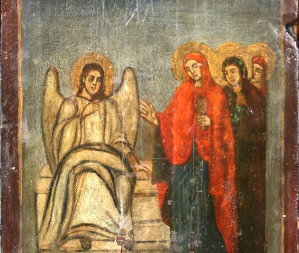 Îngerul vestind Învierea Mântuitorului femeilor mironosițe