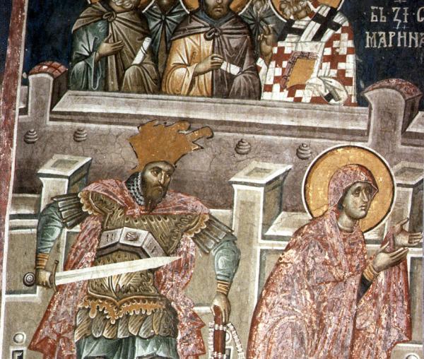 Sfântul Sfinţit Mucenic Atinoghen cu cei 10 ucenici ai săi
