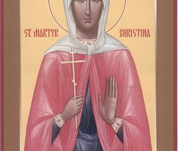 Sfânta Mare Muceniță Hristina