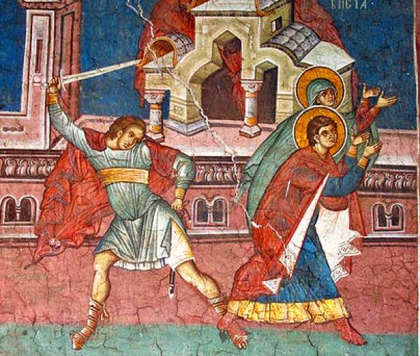 Martiriul Sfinților Mucenici Zenovie, Episcopul Ciliciei și sora sa Zenovia