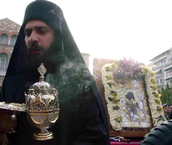 Procesiune Sfântul Mucenic Dimitrie Izvorâtorul de Mir - Tesalonic 2012