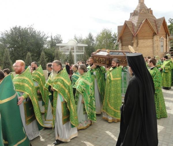 Procesiune cu Moaștele Sfântului Kukşa din Odessa