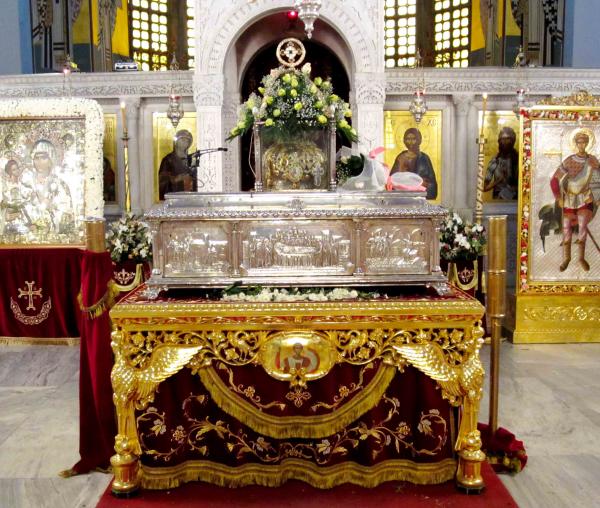 Moaştele Sfântului Mucenic Dimitrie Izvorâtorul de Mir