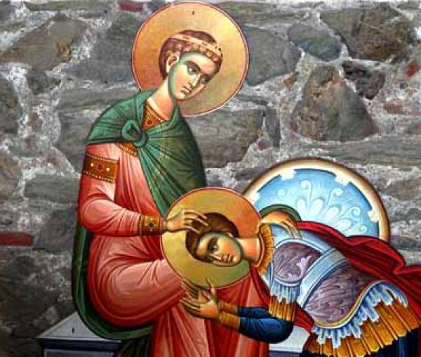 Sfântul Mucenic Dimitrie Izvorâtorul de Mir şi Sfântul Nestor