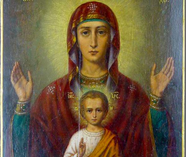 Icoana Maicii Domnului „a Semnului” din Novgorod