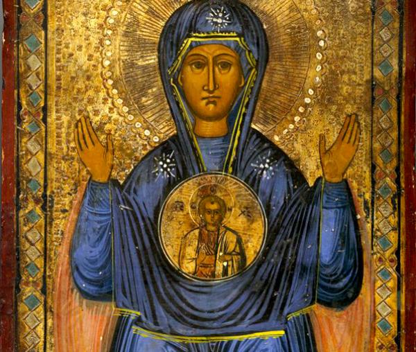 Icoana Maicii Domnului „a Semnului” din Novgorod