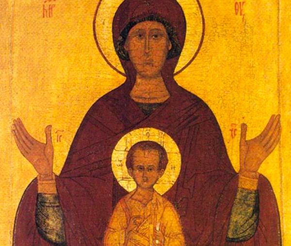 Icoana Maicii Domnului „a Semnului” din Novgorod