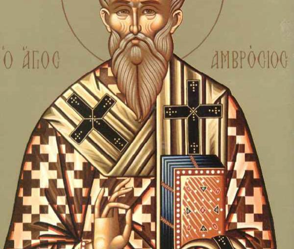 Sfântul Ierarh Ambrozie, Episcopul Mediolanului