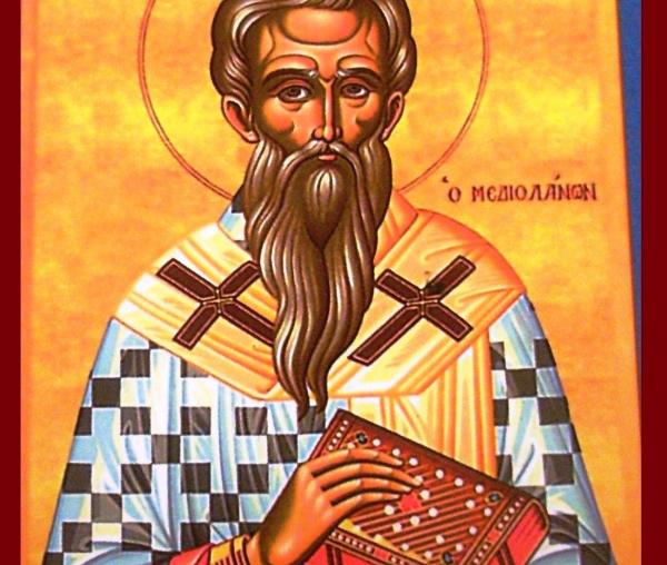Sfântul Ierarh Ambrozie, Episcopul Mediolanului