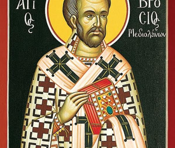 Sfântul Ierarh Ambrozie, Episcopul Mediolanului