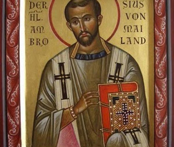 Sfântul Ierarh Ambrozie, Episcopul Mediolanului