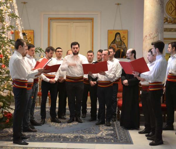 Colindători la Reşedinţa Mitropolitană - Grupul Byzantion