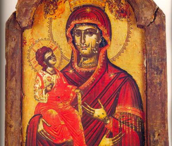 Icoana Maicii Domnului „a Sfântului Ioan Damaschin” (Tricherousa)