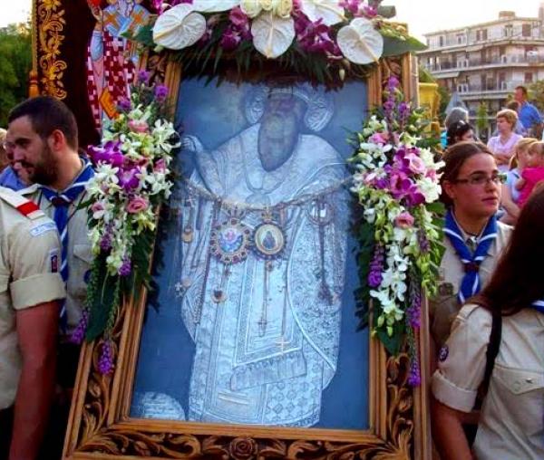 Procesiune cu moaştele Sfântului Ierarh Spiridon