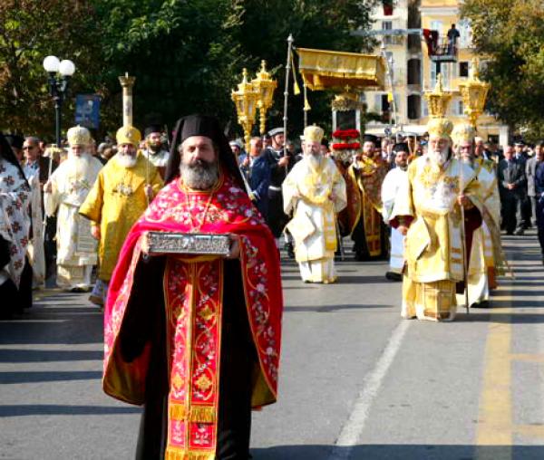Procesiune cu moaştele Sfântului Ierarh Spiridon - 3 noiembrie 2013