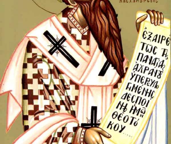 Sfântul Ierarh Chiril, Arhiepiscopul Alexandriei