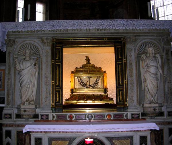 Cinstitul lanț al Sfântului Apostol Petru, Basilica San Pietro in Vincoli, Roma