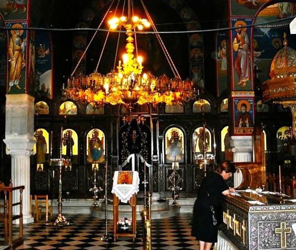 Interior Mănăstirea Sfântul Efrem ce Nou