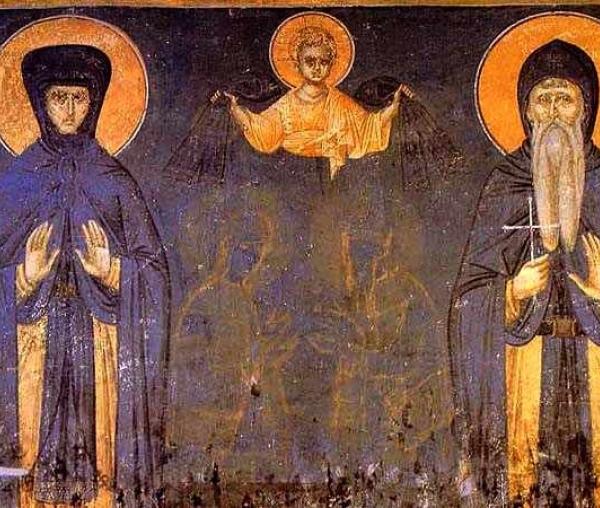 Sfântul Simeon Izvorâtorul de mir şi Sfânta Anastasia (Ana), soţia sa