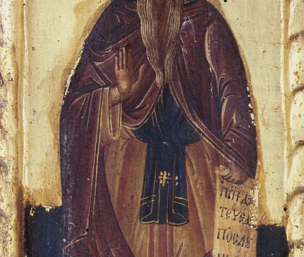 Sfântul Simeon Izvorâtorul de mir - iconostasul Mănăstirii Hilandar, Athos, secolul al XVII-lea