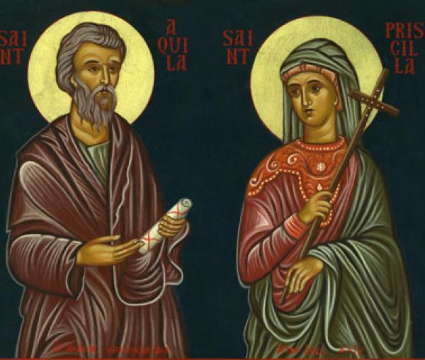 Sfinți Apostoli și Mucenici Acvila și soția sa, Priscila