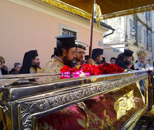 Procesiune cu moaştele Sfintei Teodora împărăteasa - martie 2011
