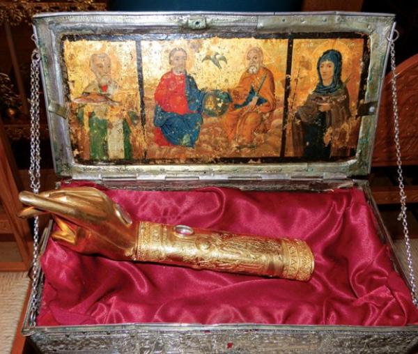 Moaştele Sfântului Sfințit Mucenic Policarp, Episcopul Smirnei