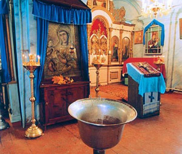 Biserica din satul natal al Sfintei Matrona