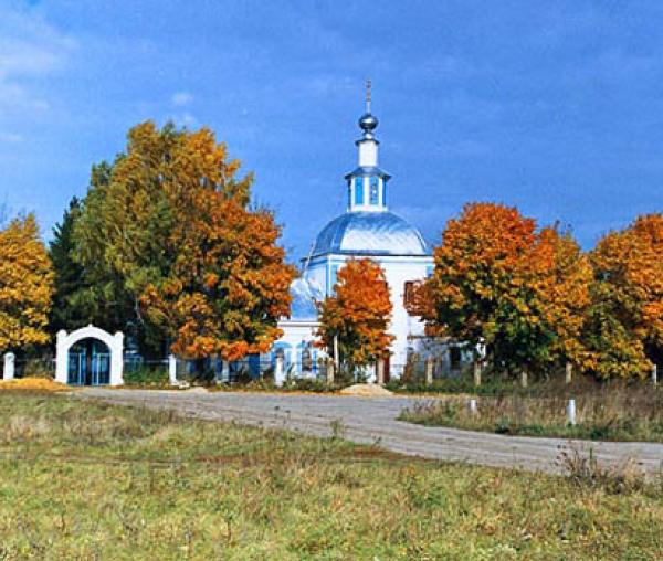 Biserica din satul natal al Sfintei Matrona