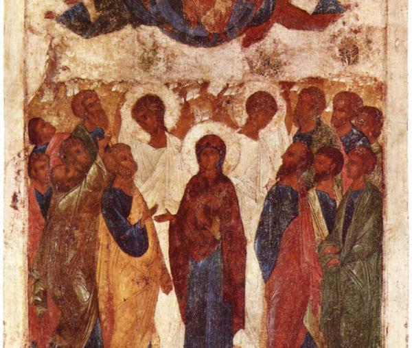 Înălțarea Domnului - icoană de Andrei Rubliov