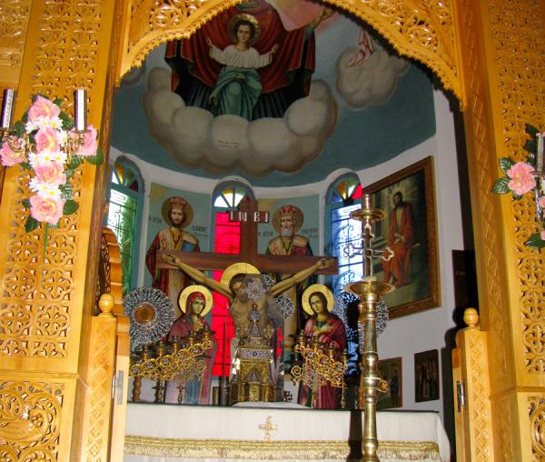 Altar de la Mănăstirea Sfintei Maria Magdalena din Grecia