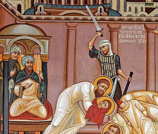 Sfinții Martiri Brâncoveni, Constantin Vodă cu cei patru fii ai săi: Constantin, Ștefan, Radu, Matei, și sfetnicul Ianache