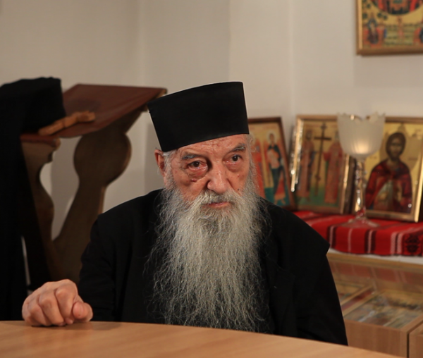 Părintele Hrisostom Dănilă de la Mănăstirea Bucium