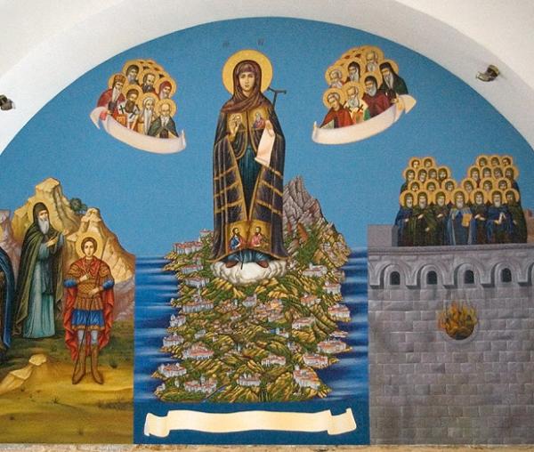 Icoana Sfinţilor 26 de cuvioşi mucenici de la Zografu