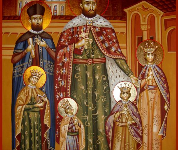 Sfinții Martiri Brâncoveni, Constantin Vodă cu cei patru fii ai săi: Constantin, Ștefan, Radu, Matei, și sfetnicul Ianache