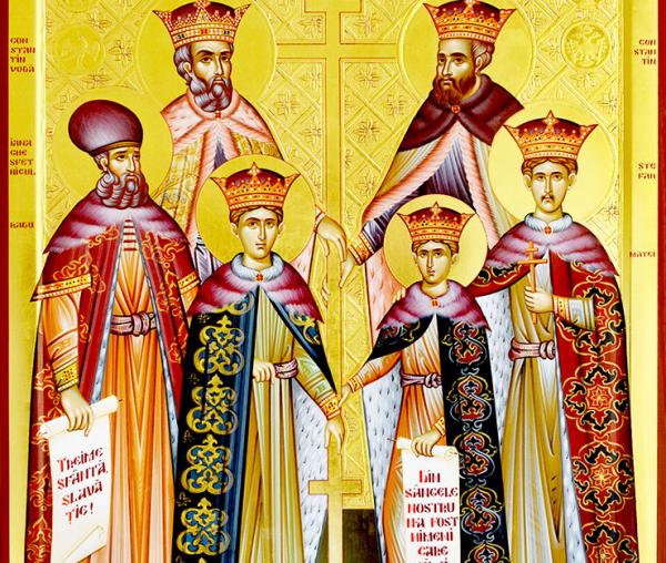 Sfinții Martiri Brâncoveni, Constantin Vodă cu cei patru fii ai săi: Constantin, Ștefan, Radu, Matei, și sfetnicul Ianache