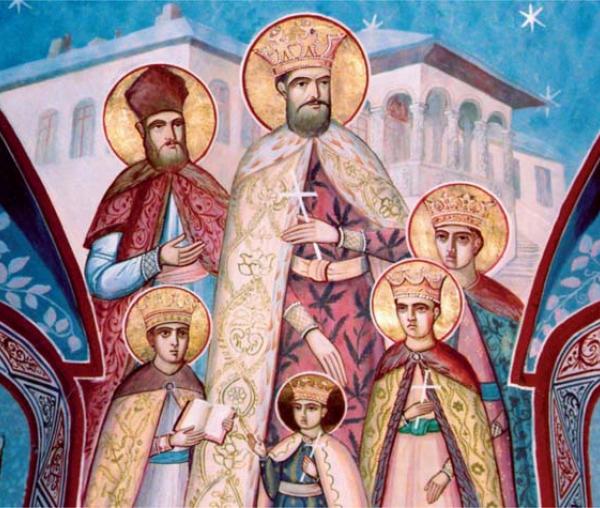 Sfinții Martiri Brâncoveni, Constantin Vodă cu cei patru fii ai săi: Constantin, Ștefan, Radu, Matei, și sfetnicul Ianache