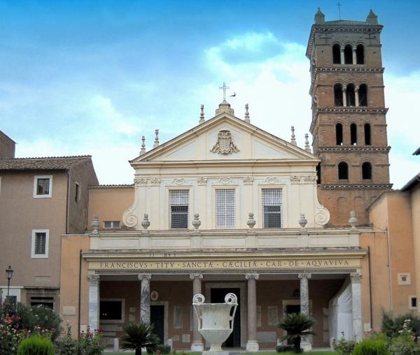 (Foto) Biserica Sfânta Cecilia în Trastevere, Roma