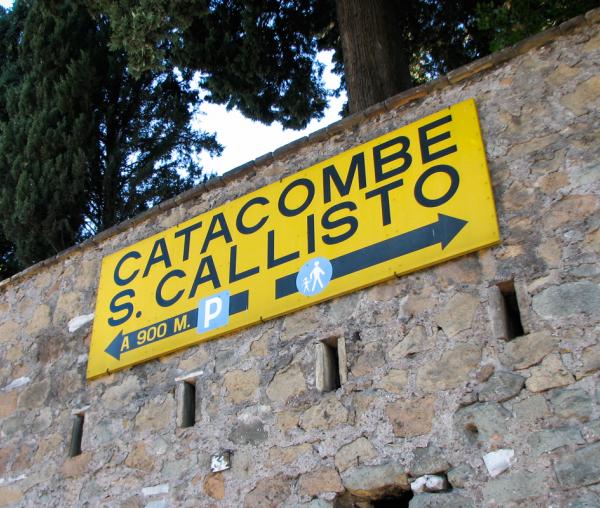 (Foto) Catacombele Sfântului Calist din Roma – Cripta Sfintei Muceniţe Cecilia