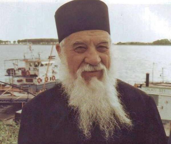 Părintele Gheorghe Calciu în deltă
