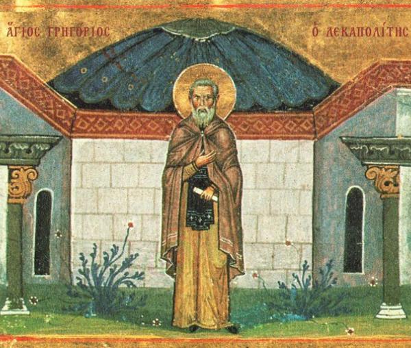 Sfântul Cuvios Grigorie Decapolitul